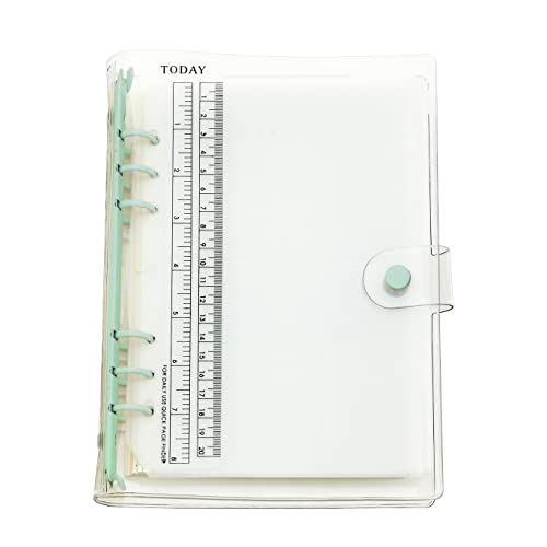 Classeur A5 Combo haut de gamme en PVC coloré et finitions métalliques à bouton-pression