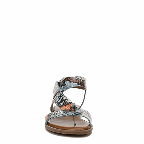 Image of Franco Sarto Womens Glenni Ankle Strap Flat Sandals