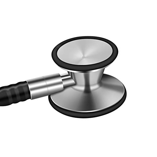 RUIVE Zwarte Enige Hoofd Stethoscoop, Huis Professionele Oortje voor Kinderen Kindergeneeskunde Cardiopulmonale - Image 7