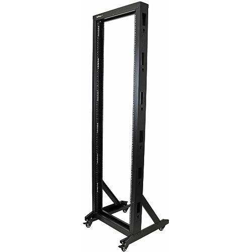 COSTRUITO PER DURARE NEL TEMPO: il rack mobile a telaio aperto supporta fino a 300kg, ha un'altezza totale del prodotto di 207.9 cm (con rotelle) ed è conforme agli standard EIA/ECA-310, IEC 60297 e DIN 41494