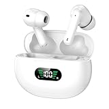 Bluetoothイヤホン ワイヤレスイヤホン AIスマート ENC通話 IPX7防水 最大60時間再生 2025年最新Bluetooth6.0 ブルートゥースイヤホン 全音域HI-FI音質 低遅延 接続瞬時 片耳/両耳 WEB会議/運動/ゲーム/テレワーク/通学/通勤/スポーツ/音楽用 iPhone/Android対応