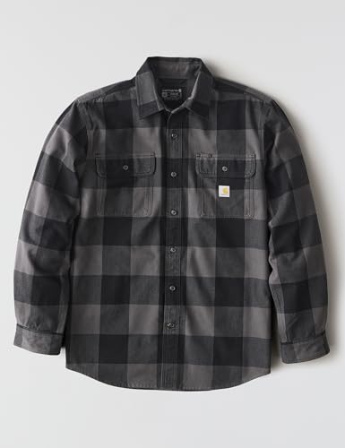 Image of Carhartt Men's Hubbard Loose Ls Plaid Shirt