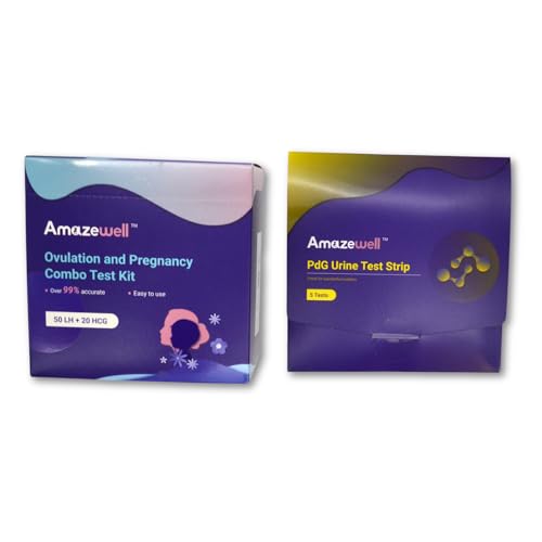 Image of Fertilty Combo Kit (5 PdG Pregnanediol Glucuronide, 50 LH Ovulation 20 HCG Pregnancy Urine Test Strip)