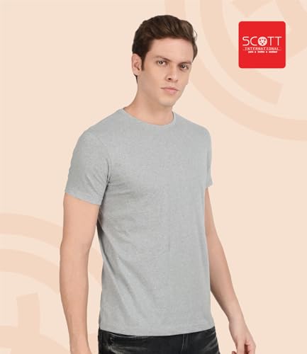 Image of Scott International Men's Regular Fit T-Shirt | Men's T-Shirt | Tees for Man | Tshirt for Men Stylish | Round Neck Tshirt for Man