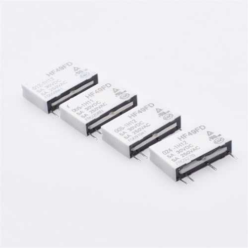 Relais HF49FD 012 1H11T lot de 10 pièces de rechange à 4 broches