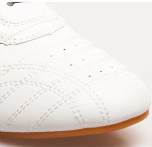 Professional Taekwondo Karate Shoes Men Kick Boxing Cross Training Deadlift Powerlifting Gym Tennis & Racquet Sport Shoes Low Top Lace-up Lightweight Breathable Leather Comfort Sneakers Non-Slip Sole4