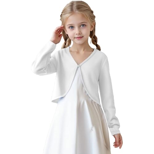 KODMNSW Bolero Mädchen EIN-Knopf-Schal Jacke Cardigan Offener...