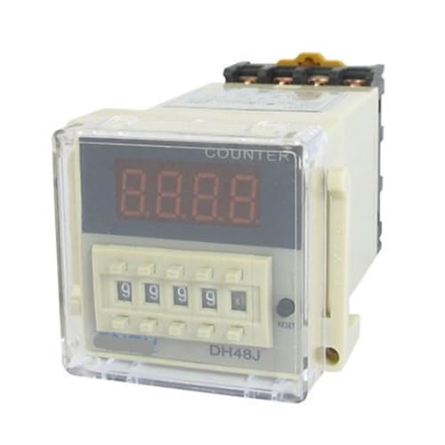 Relais de compteur numérique DH48J AC/DC 12V 50/60Hz avec socle