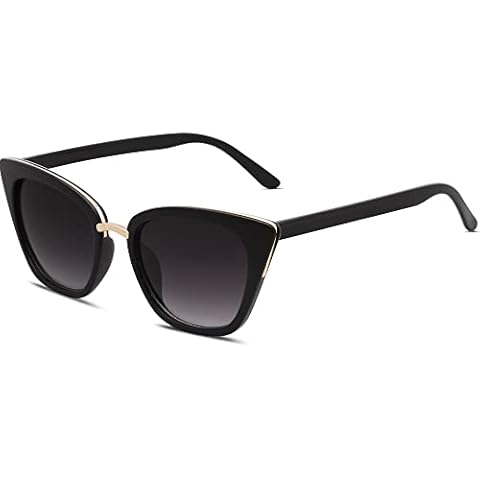 SOJOS Cat Eye Sunglasses with UV400 Protection Cover
