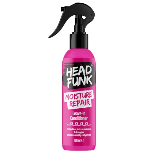 Head Funk Leave In Conditioner Spray for Hair | Curl Definer Locks in Moisture & Detangles - Revives Natually Curly Styles | Moisture Repair Conditioner Spray (150ml)