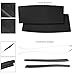 A-Premium Black Convertible Soft Top with Clear Plastic Window Compatible with Mercedes-Benz R107 Series 380SL 1981-1985 450SL 1975-1980 560SL 1986-1989