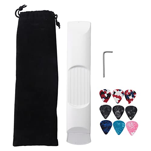 Jemcgrl Manche D'EntraîNement de Guitare de Poche, Outil D'EntraîNement D'Accords de Guitare Portable à 6 Frettes pour DéButant