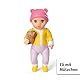 BABY born Minis Kinderwagen-Spielset mit Minis-Puppe Eli und Kuscheltier, 906156 Zapf Creation