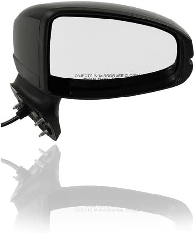 Door Mirror - Compatible/Replacement for '15-20 Honda Fit LX/Sport - Powered, Non-Heated, Without Signal Lamp, With Cover, Unpainted - Right Hand - Passenger - 76208T5RA01