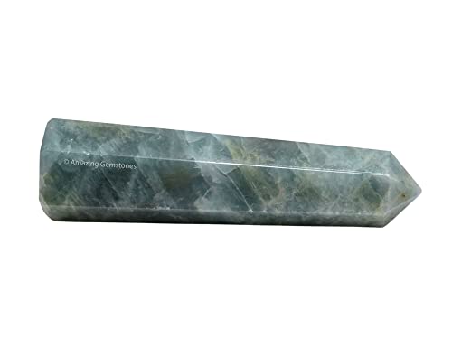 Image of Aquamarine Crystal Towers ~ Natural Healing Crystal Point Obelisk for Reiki Healing and Crystal Grid (3 inch to 4 inch INCH)