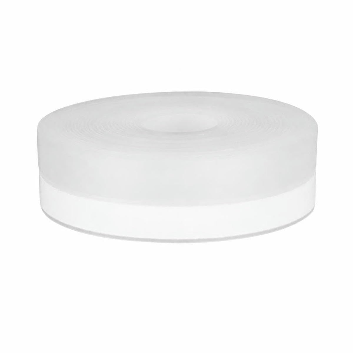 Silicone Weather Stripping Seal Door Tape, Weatherproof Soundproof for Door Frame or Window Bathroom Shower Glass Gaps-Clear 25mmx5m