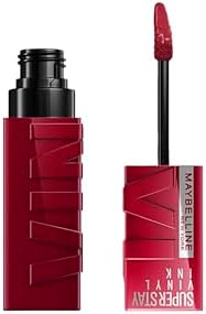 Maybelline NY SuperStay Vinyl Ink Batom Líquido, Longa Duração, A...