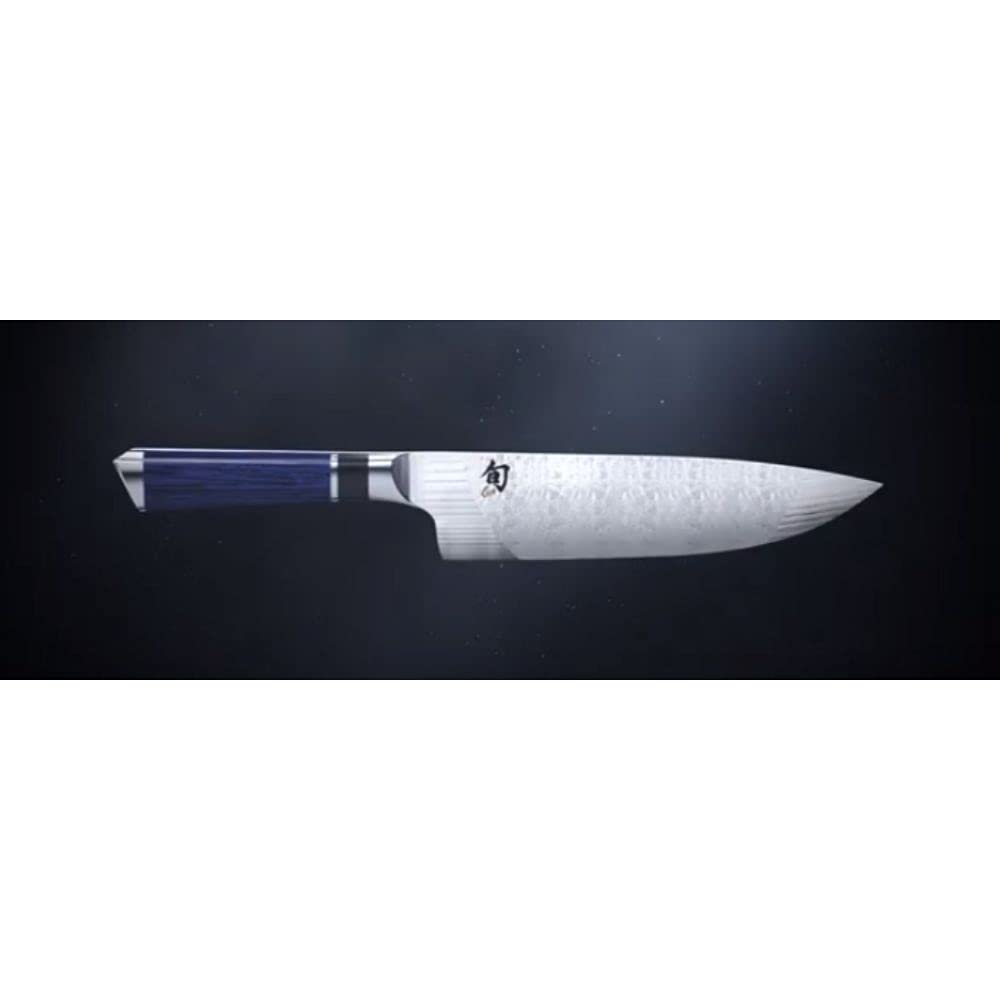 Kai Messer Europe Shun Engetsu 8 "couteau damassé avec lame de 20 cm, forgé à la main et limité