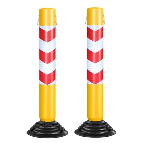 Cônes de signalisation rouges haute visibilité et flexibles - 2