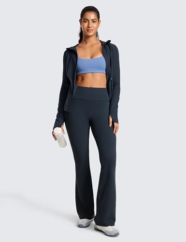 Image of CRZ YOGA Secretsculpt Flare Leggings 31 inch | Booty Scrunch Butt, Butterlift, Buttery Soft, Moderate Compression, Workout, Casual, No Front Seam, High Waist, for Women