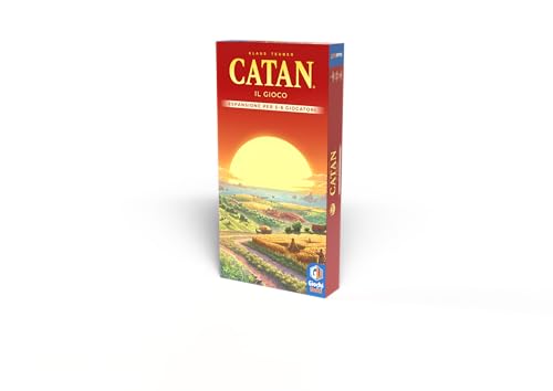 Giochi Uniti - Catan Relaunch: Gioco Base, Exp 5/6 – Gioco Da Tavolo, 3-6 Giocatori, 10+ Anni, Gu819, Edizione Italiana