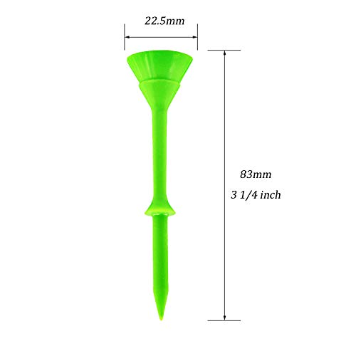 image for Amy Sport Golf Tees Plastic 3 1/4 inch Big Cup Upgrade Unbreakable Bul