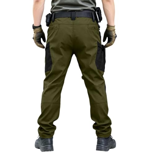 Tactical Cargo Pants for Men Ripstop Construction Waterproof Hiking Pants - image 4