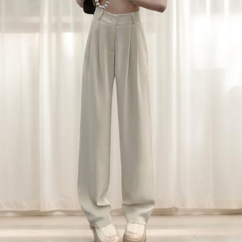 Casual Pants Suit Pant Elastic Waist Loose Fitting Draping Pants