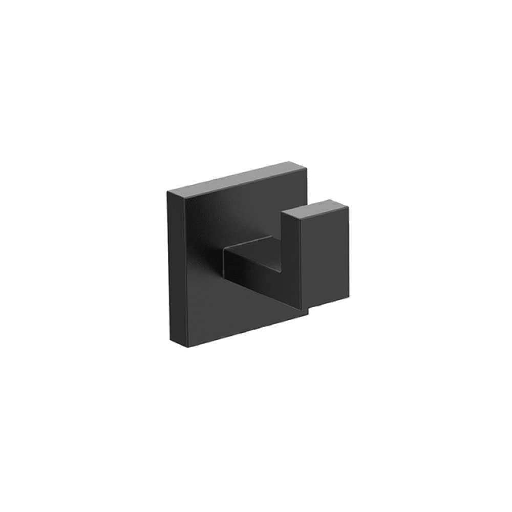 VVW&LIU Juegos de baño de latón Negro Mate Accesorios de baño, Toallero, Portapapeles, Juego de escobillas de Inodoro, Toallero para teléfono Celular, Ganchos