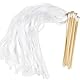 30 Stück Weiß Wedding Wands, Wands Hochzeit Mit Glocke, Zauberstäbe Luftschlangen Hochzeit, Band Wands für Hochzeiten, Geburtstage, Feiertagsfeiern Verwendet