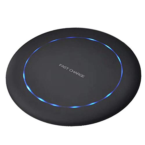 Wireless Charger Fast Ultra Slim 15W Qi-Certified Universal Wireless Charging Pad Compatible with iPhone 12/11,Samsung Galaxy S20/Note 10/S10/S9(No AC Adapter)