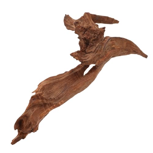 BESPORTBLE シンプル済みのアクアリウム用流木装飾 爬虫類用水槽の装飾 自然な朽木デザイン 魚缸や爬虫類飼育に