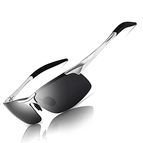 SUNGAIT Polarized Sunglasses, Metal Frame