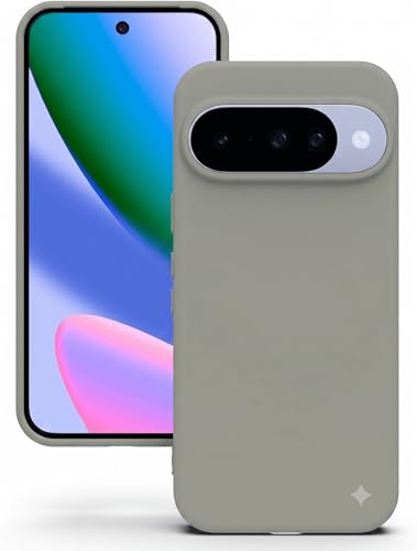 Image of FIRST MART Matte Silicone Back Cover for Google Pixel 10 - Green