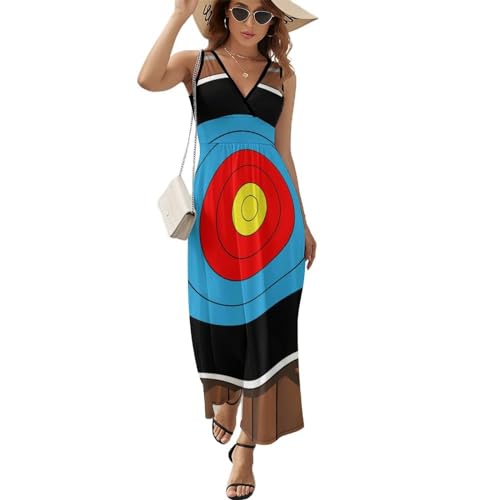 Robe longue d'été légère col V pour masquer les rondeurs