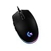 Logitech G203 LIGHTSYNC USB Souris Gaming avec Éclairage RVB Personnalisable, 6 Boutons Programmables, Capteur Niveau Gaming, 8 000 PPP, Ultra-Léger - Noire