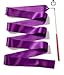 8PCS Ribbon Dancer Wand，Gymnastics Ribbon Wand，Dance Ribbons ，Rhythmic Gymnastics Ribbon，Dancing Ribbons ，Ribbons for Dancing，Dance Streamers (Purple-A)