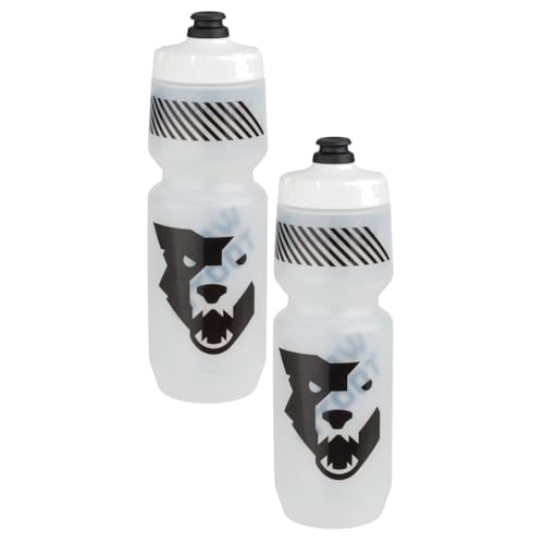 Wolf Tooth Purist 26oz Water Bottles with MoFlo & Fixy Valves Leak-Proof, BPA-Free, USA-Made Cycling Hydration Bundle