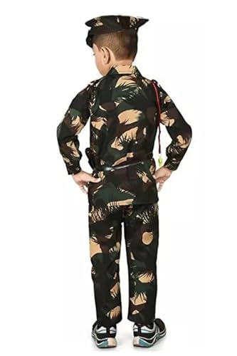 Image of Military Dress for Kids| Army Dress| Military Dress with All Accessories| Army Dress for Boys