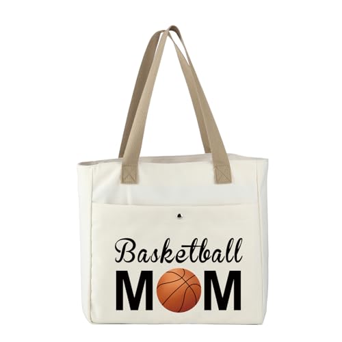 Bolso Tote Basketball Mom para mujer miniatura 3