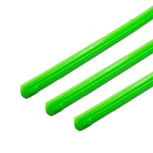 Repuesto de gel de sílice verde para limpiaparabrisas de coche de 22 pulgadas y accesorios de 8mm