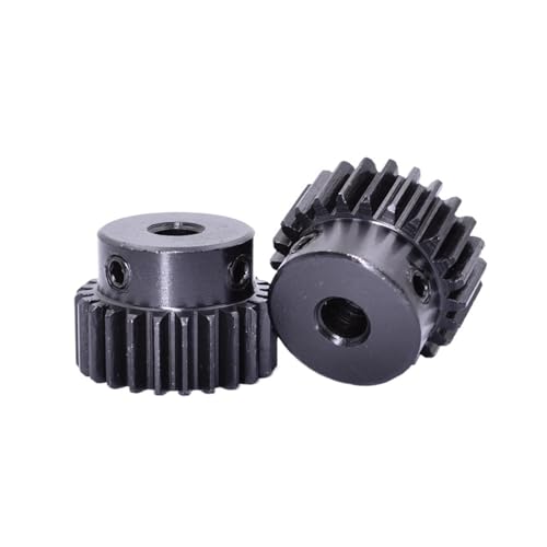 Bevel Gear Pinion Hardware Mechanical 1M 35 Teeth Spur Gear Bore 6/8/10/12/14mm Motor Gear Low Carbon Steel Material Metal Sprocket Gear for Motor(14mm)
