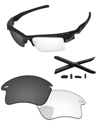 Image of Replacement Lenses & Rubber Kits for Oakley Fast Jacket XL OO9156 71mm - Precision Fit, UV Block, Impact Resistant