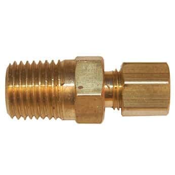 Raccord de compression Digi-Sense en laiton pour sonde 1/4 pouce et filetage 1/8 NPT