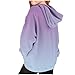 Ayolanni back to school fashion sweatshirt for girls 12-14 Cute Hoodies for Teen Girls Trendy Preppy Hooded Sweatshirts Oversized Long Sleeve Shirts Gradient Clothes for Girls