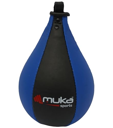 Muka Sports Kids Speed Ball Synthetic Leather MMA, Boxing, Muay Thai, Kickboxing Training Punching Bag for Boys & Girls Boxing Reflex Ball