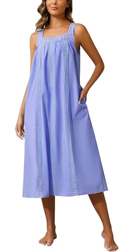 YOZLY-Cotton-Nightgowns-for-Women-Embroidery-Sleeveless-Night-Gown-with-Pockets-S-XXL