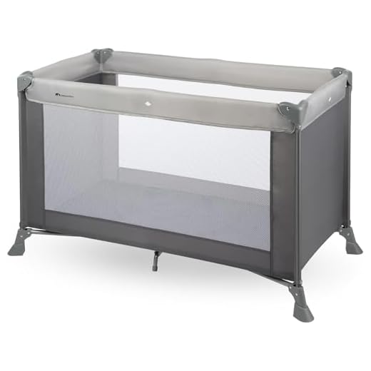 Bebeconfort Soft Dreams, cuna de viaje, altura regulable, desde el nacimiento hasta los 3 años, hasta 15 kg, Grey Mist