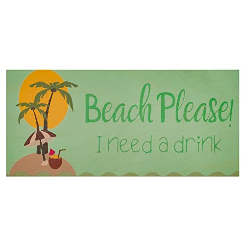 JennyGems Beach Please I Need a Drink Wooden Sign, Funny Coastal Decor, Tiki Bar Sign, Beach Bar Decorations, Made in USA - Image 8