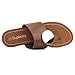 Supkicks Women's Flip Flops Comfortable Soft T-Strap Flat Sandals Casual Slip on Thong Fashion Slide Sandals Summer Beach Slippers(Brown 9)